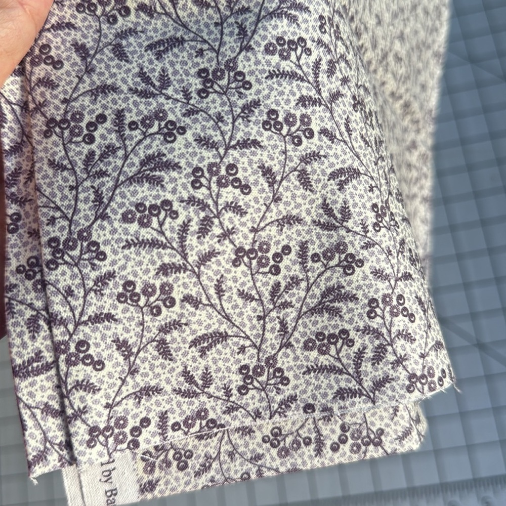 Hartfield by Barbara Blackman – Moda Reproduction Fabric – 7/8 yd x 44” – Purple